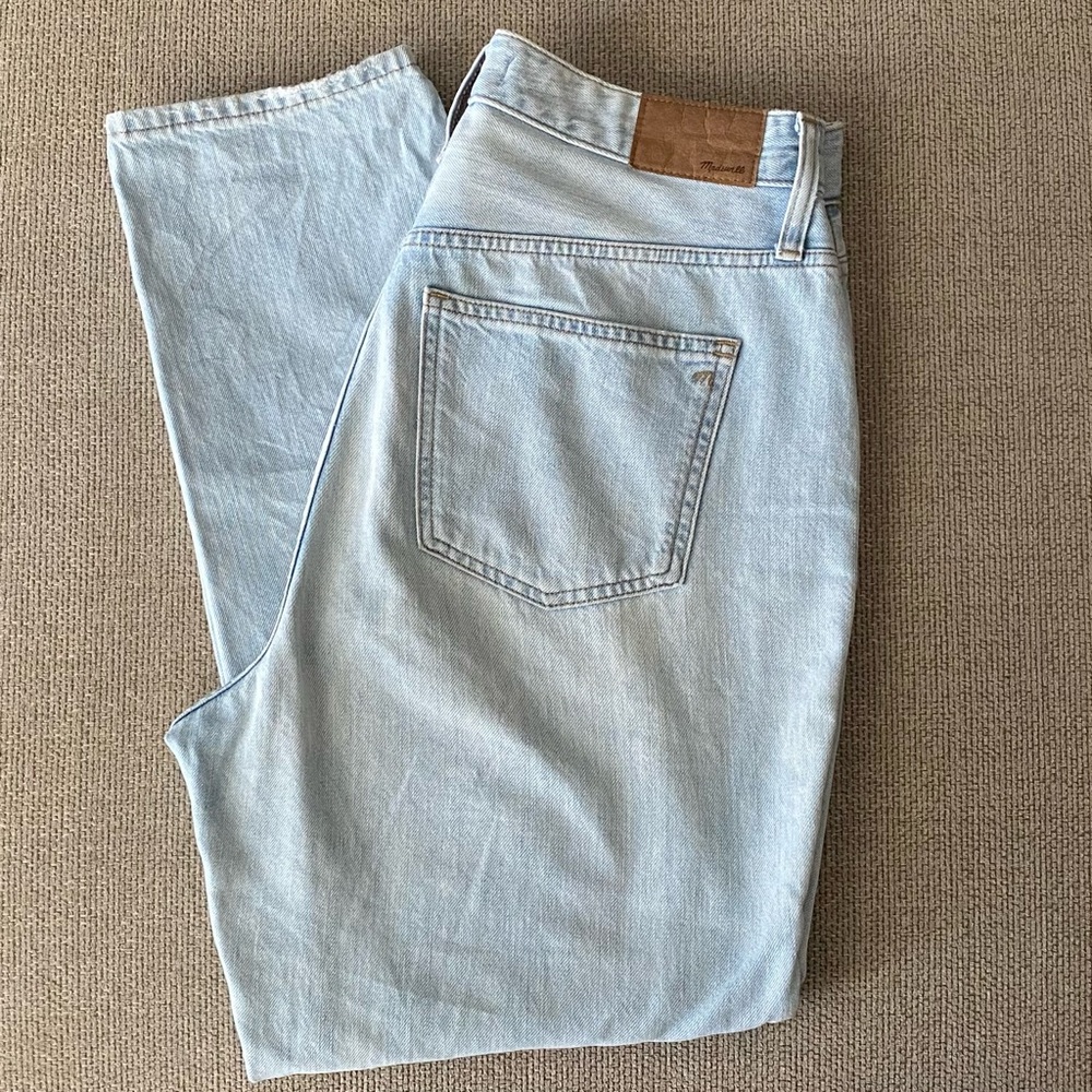 Madewell The Curvy Perfect Vintage Jean (mom jean) - light blue